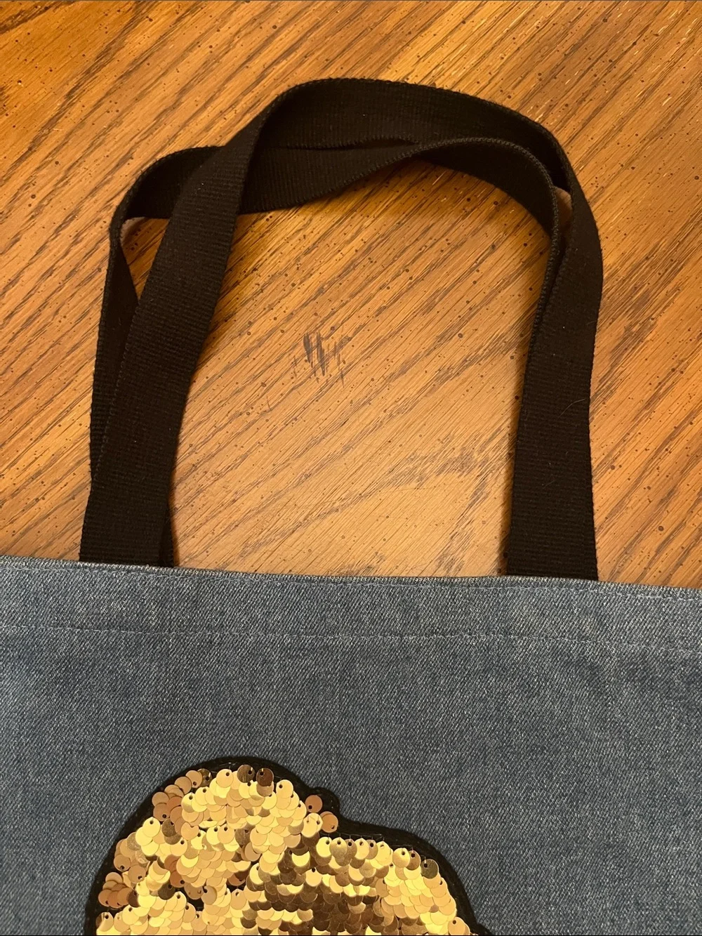 Snoopy x‎ Innisfree denim tote bag